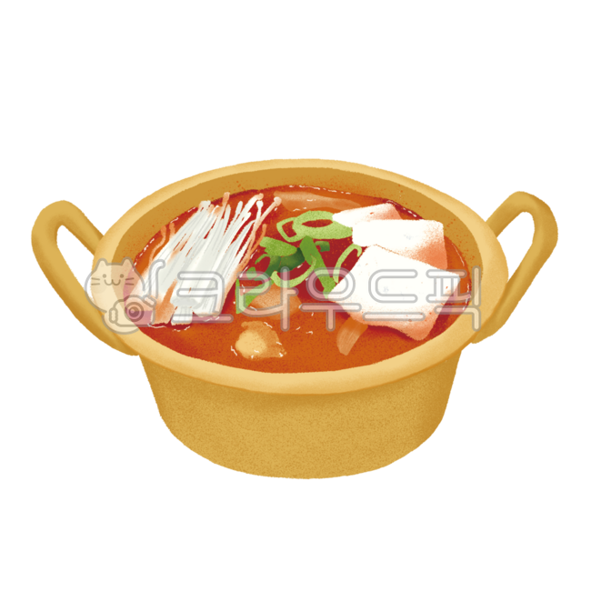 냄비,김치찌개,찌개,일러스트,요리,한식