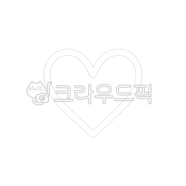 하트, heart, 하트모양, 깔끔한하트, 손하트, 사진,이미지,일러스트,캘리그라피 - 두바이금쪽쿠키작가