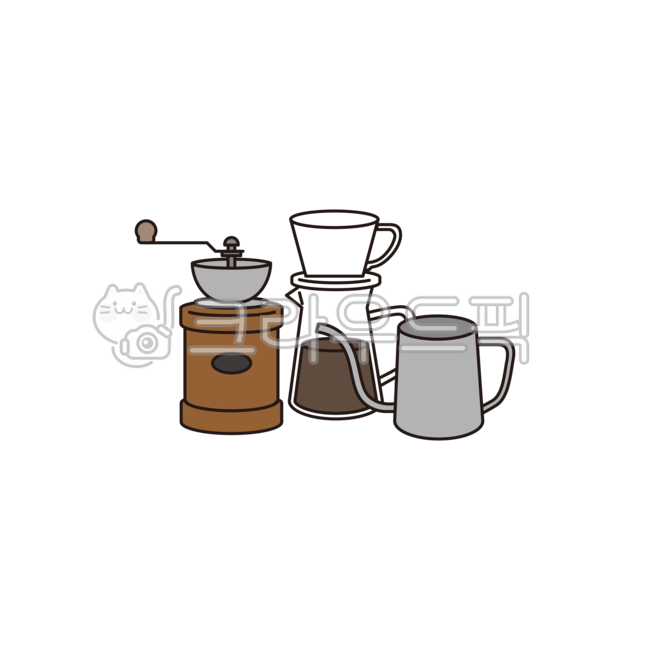 cafe,painting,drip coffee,hand drip,coffee,illustration,cafe supplies,coffee supplies