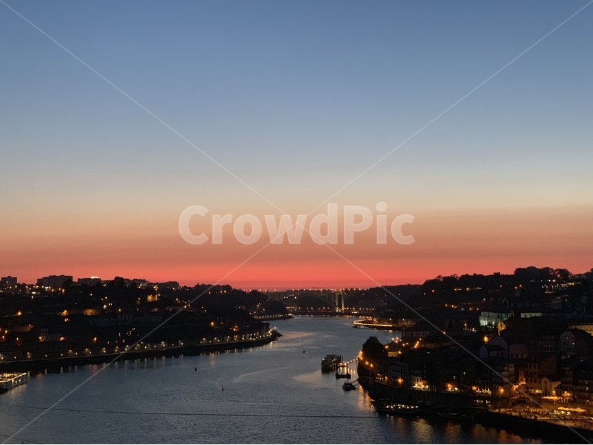 유럽,포르투갈,포르투,야경,노을,europe,portogal,porto,nightview,sunset,야경,밤,풍경,nightscape,night,landscape