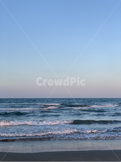 바다,노을,파도,일몰,해외,스페인,발렌시아,해변