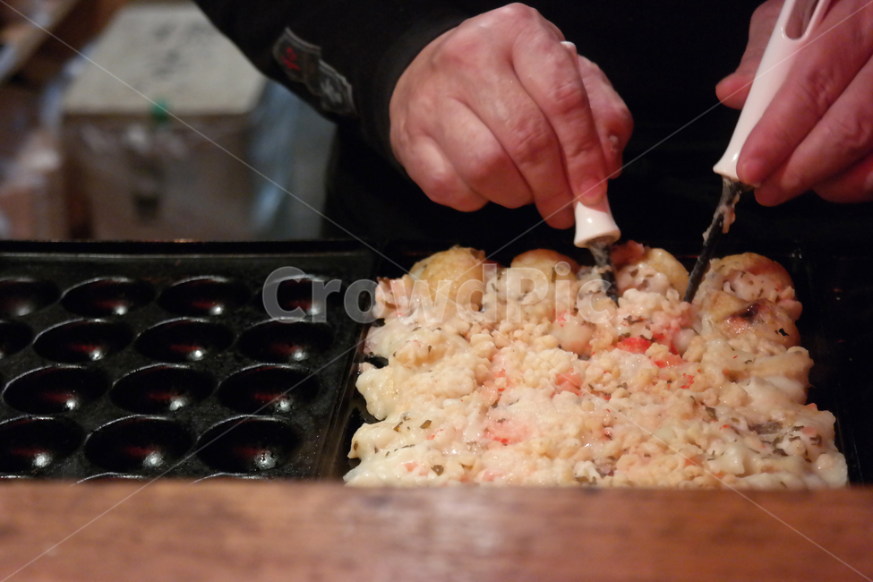 타코야키,장인,사람,손,음식,도구,음식,식재료,요리,food,cook,meal,dishes,food reserves