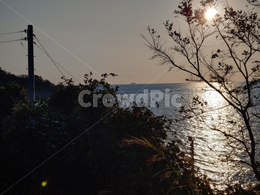 바다,하늘,자연,바다일몰,태양,저녁바다,자연,풍경,nature,landscape