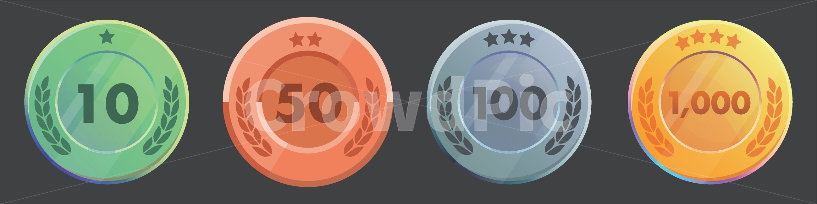 메달, 코인, 동전, 게임머니, 포인트, 사진,이미지,일러스트,캘리그라피 - 낌미작가