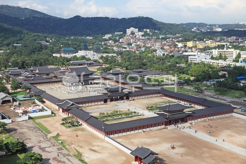 경복궁,궁,고궁,근정전,근정문,흥례문,풍경,전경,명소,문화재,건축,건축물,전통,전통건축,궁궐,하이뷰,하이앵글,탑뷰,탑앵글,종로구,서울,한국
