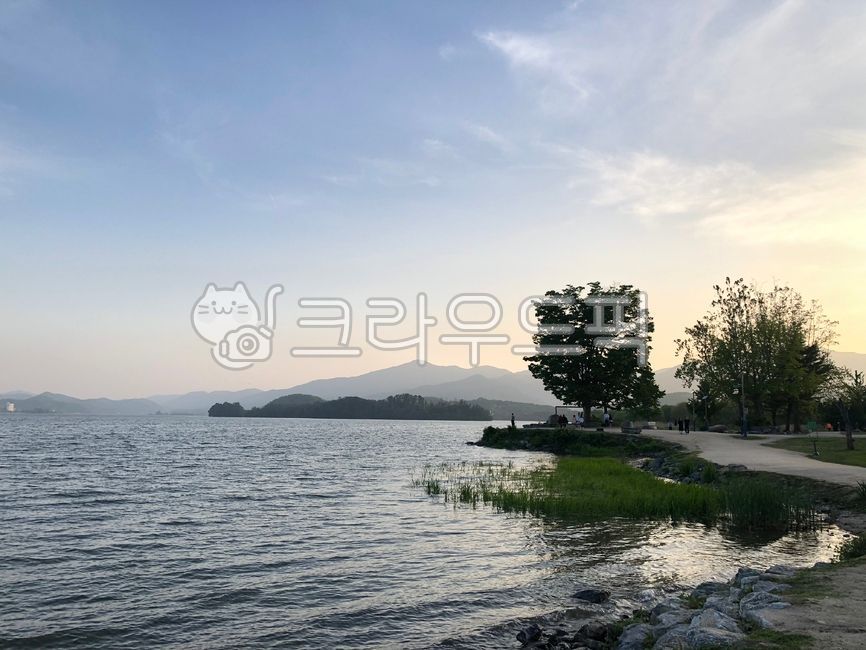 경기도,양평,두물머리,노을,하늘,자연,옥외,nature,river