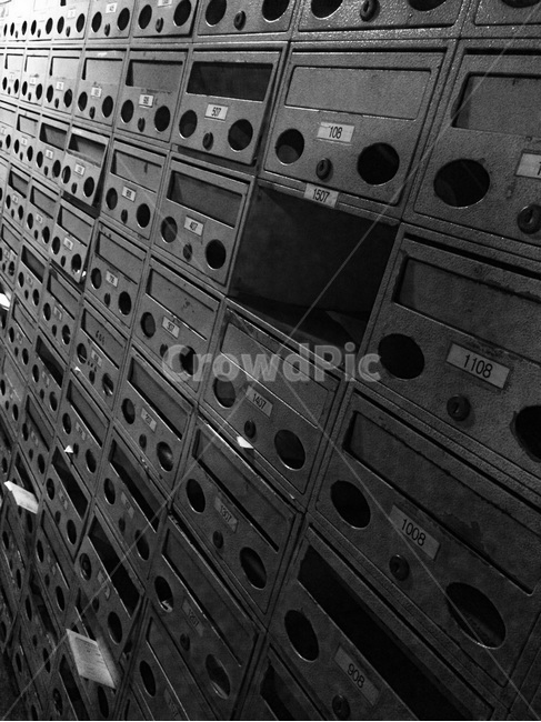 우편함,고장,직사각형,패턴,메일,mailbox,broken,rectangle,pattern,mail,흑백,모노톤,monochrome,black and white