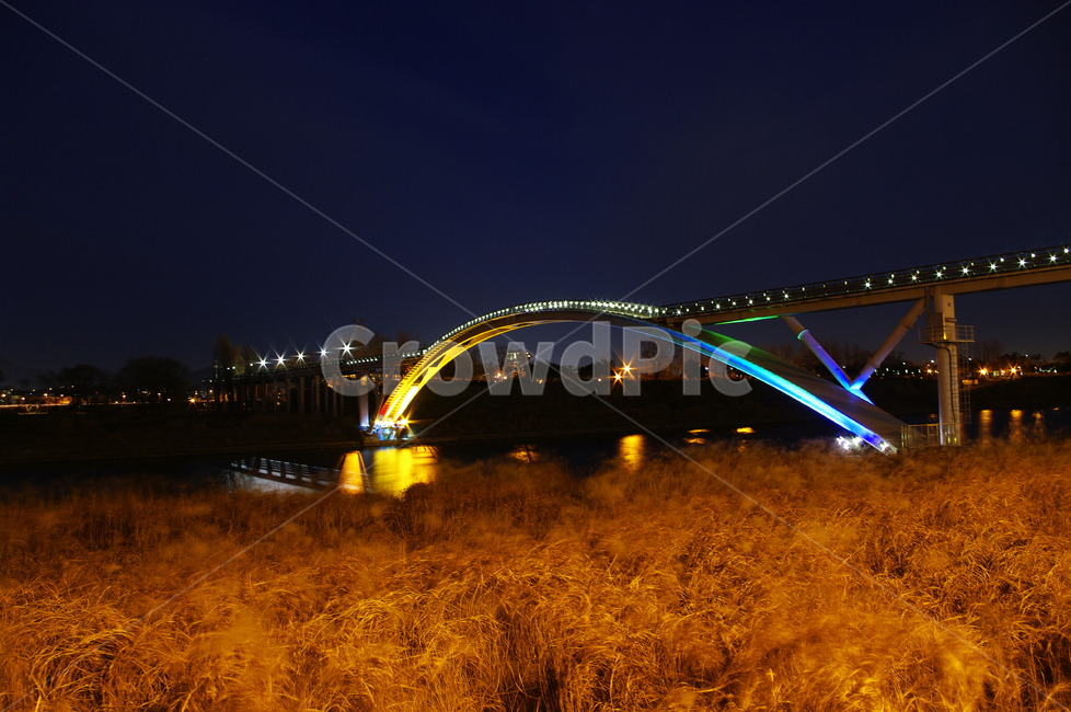 서울,한강,공원,야경,다리,불빛,조명,억새밭,야경,밤,풍경,nightscape,night,landscape,건축물,건물외관,exterior,building,structure,architecture,construction,건물,bridge,arch,아치,arched,아치형,arch bridge,아치교