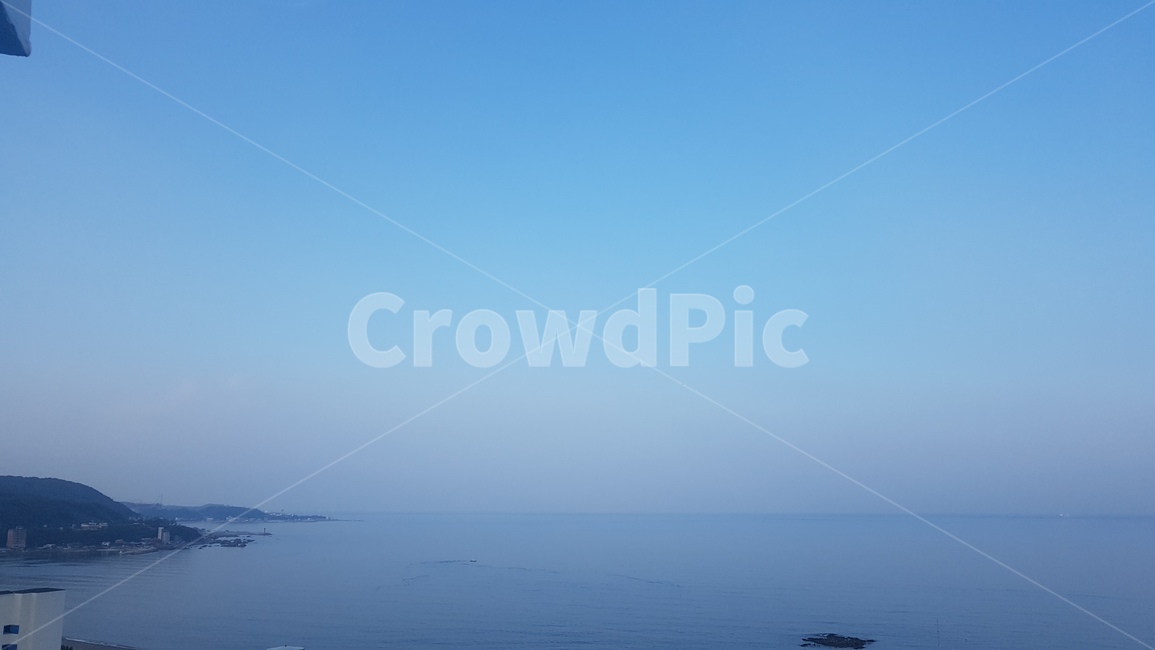 바다,지평선,하나,고요,하늘,blue,one,평화,그라데이션,자연,풍경,nature,landscape,outdoors,옥외