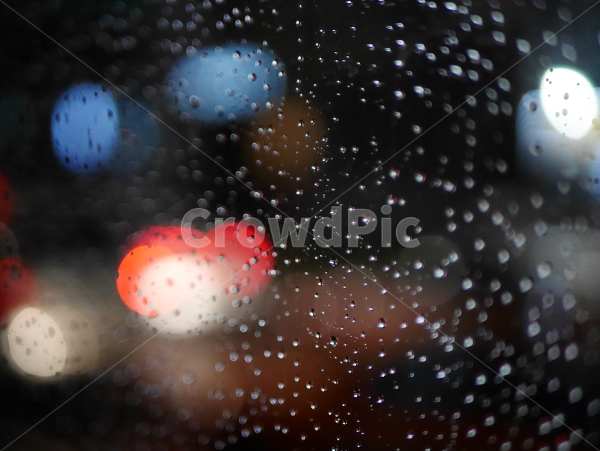 water drop,rain,light,bokeh,window,bokeh of light,cloudy day,raindrop