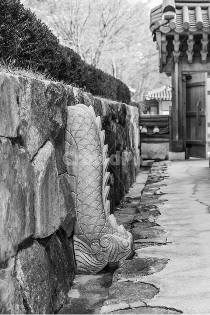 사찰,용머리배수로,조각,전통,한국의미,한국전통,한국문화,korean traditional,korean culture,종교,신앙,religion,belief,faith,흑백,모노톤,monochrome,black and white,건축물,건물외관,exterior,building,structure,architecture,construction