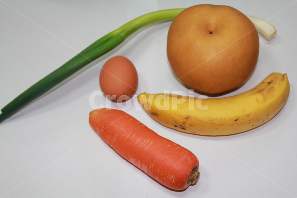 food,음식,egg,계란,banana,바나나,fruit,과일,배,당근