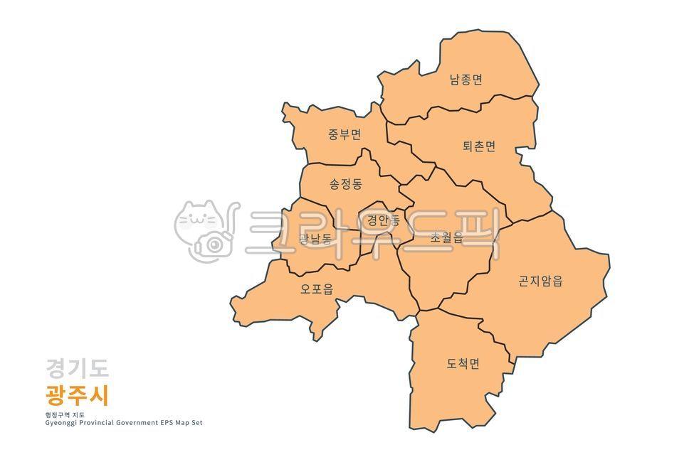 광주지도,광주시지도,경기도광주,광주,광주시,경기도,맵,일러스트,ai,eps,행정구역,경기도행정구역,행정구역지도