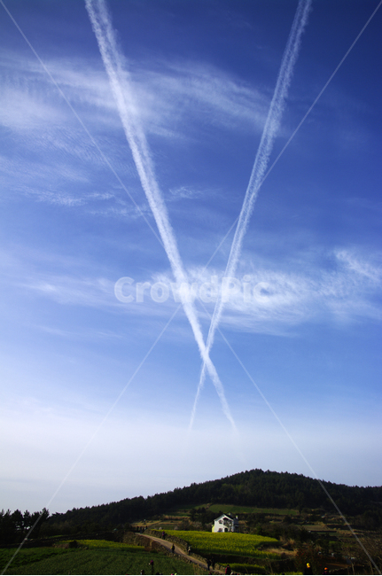 계절,봄,spring,하늘,구름,풍경,산,밭,시골,청산도,자연,풍경,nature,landscape,outdoors,옥외,azure sky,푸른 하늘,sky