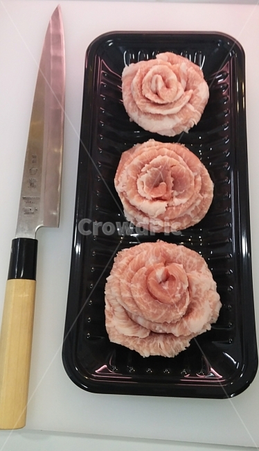 사시미,사시미칼,항정살,항정꽃,천겹살,고기꽃,꽃고기,특수부위,한돈,음식,식재료,요리,food,cook,meal,dishes,food reserves,육류,고기,meat