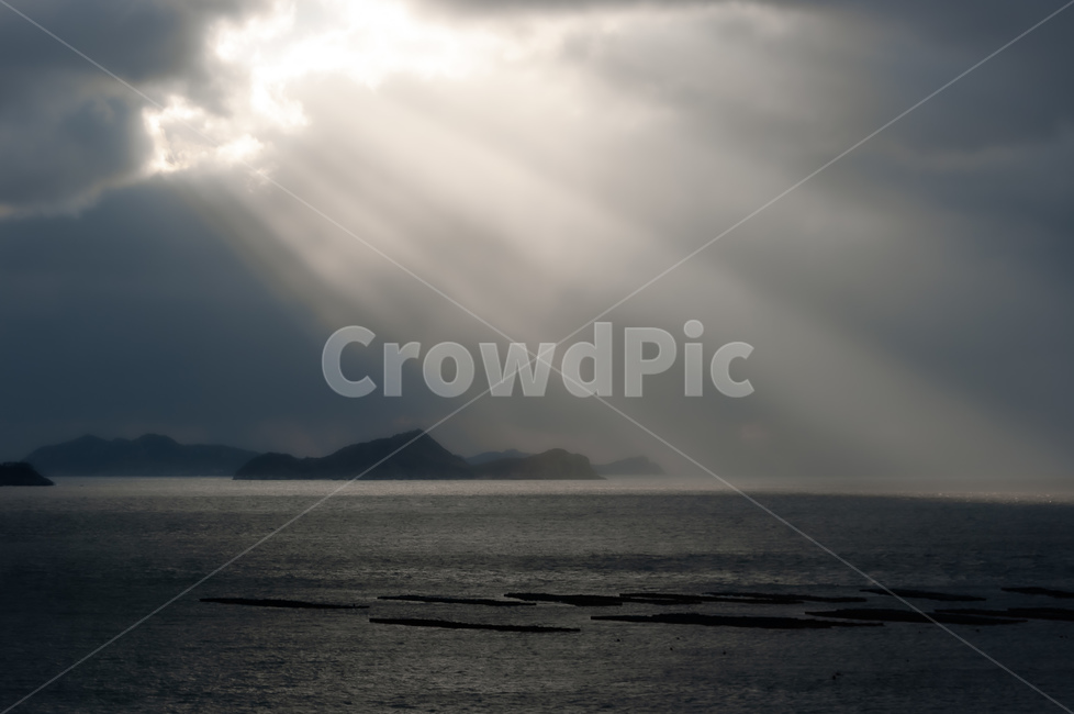 황혼,저녁,해질녁,빛내림,햇살,햇빛,바다,섬,light,빛,플레어,자연,풍경,nature,landscape