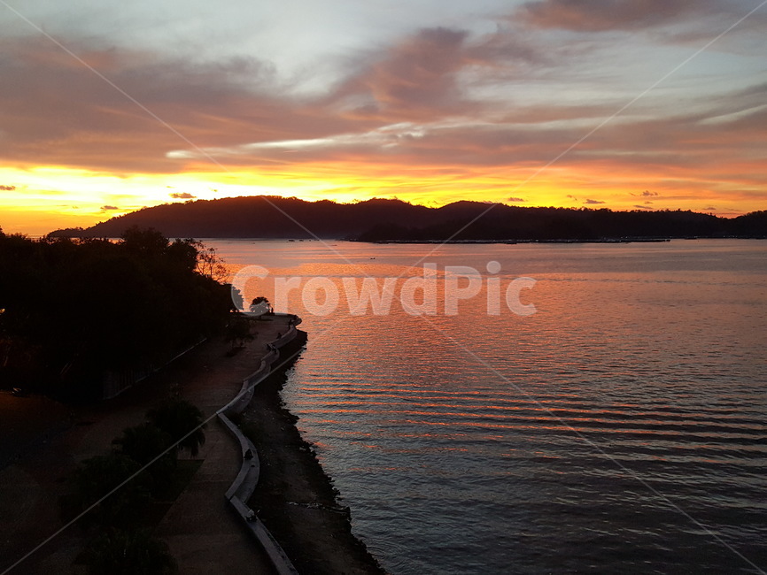 redsky,붉은하늘,sunset,일몰,황혼,sky,하늘,nature,자연,석양,코타키나발루
