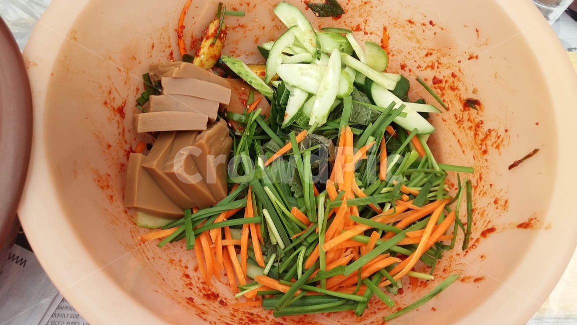 묵무침,묵,도토리묵,도토리,묵사발