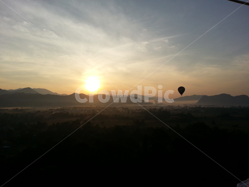 일출,새벽,어스름,자연,항공사진,twilight,balloon,dawn