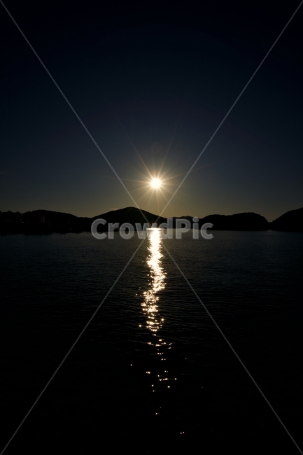 light,빛,flare,플레어,일몰,바다,태양