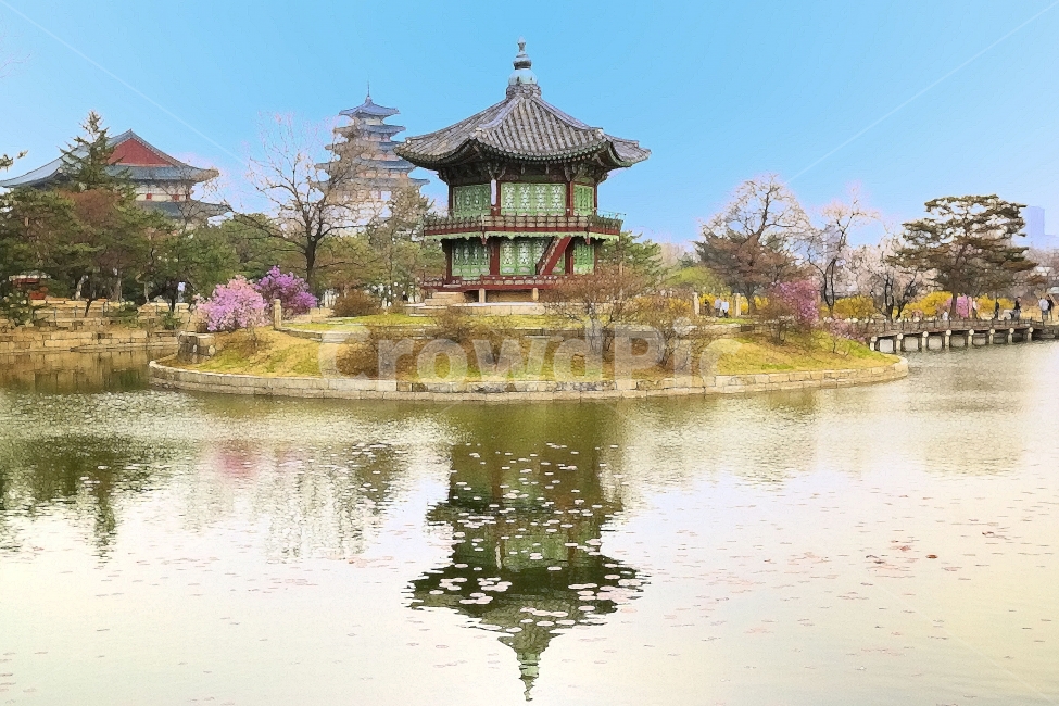 Hyangwonjeong,景福宮香遠亭,경복궁,경회루,연못,아름다운,궁전,궁궐,반영,버드나무,전통,랜드마크,한국전통,한국문화,한국,韓國,德壽宮,한옥,韓屋,단청,기와,풍경,風景,건축물,건물외관,landmark,tourist,attraction,korean,traditional,culture,伝統,deoksugung,landscape,exterior,building,structure,architecture,construction,봄,벚꽃,개나리,꽃,향정원,봄,계절,spring,season,한국전통,한국문화,korean traditional,korean culture,랜드마크,landmark,tourist attraction,한국랜드마크,한국관광지,한국명소,korea landmark,korea tourist attraction