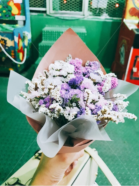 꽃,드라이플라워,미니꽃다발,안개꽃,flower