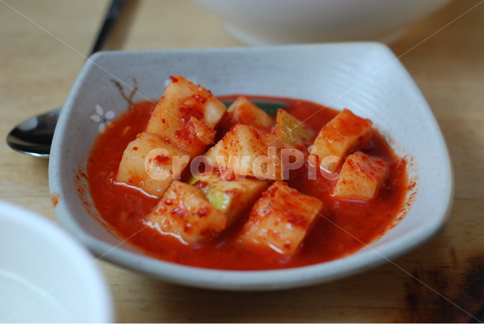 김치,깍두기,무,고추가루,한국음식,반찬,음식
