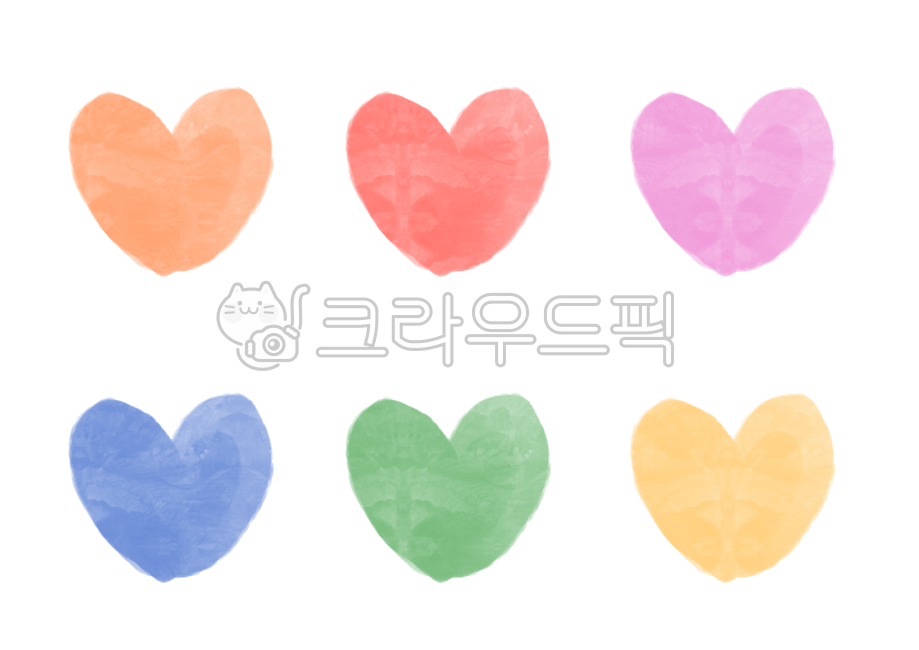 watercolor heart,love,mind,Decorating a diary,Nukki,pastel heart,Affection,lover,sticker,heart sticker,heart,Dakku,hand drawn heart,Decoration sauce