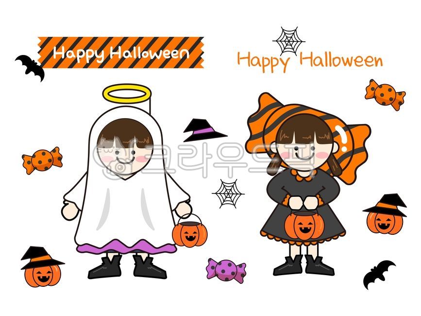 할로윈,핼러윈,halloween,어린이,키즈,유아,어린이집,유치원,코스튬,할로윈코스튬,할로윈아이콘,사탕,사탕바구니,호박,호박유령,호박바구니,마녀,마녀모자,박쥐,거미줄,소년,소녀,캐릭터,일러스트,행사,이벤트,귀신,유령,변장,의상,할로윈의상