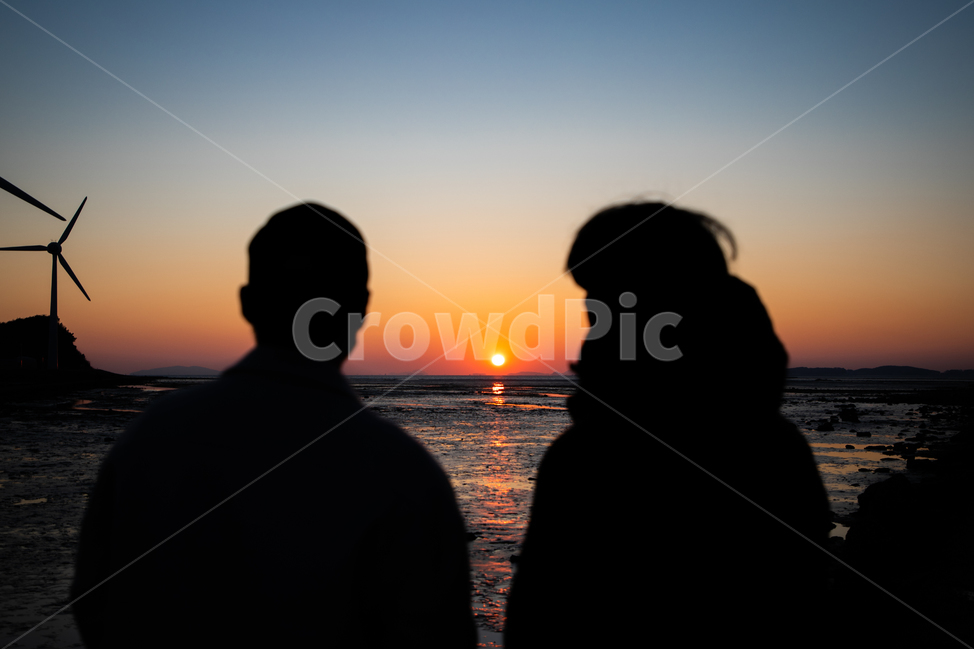 풍경,저녁노을,겨울바다,저녁바다,일몰,실루엣,자연,황혼,human,nature,sky,redsky,붉은하늘,하늘,sunset