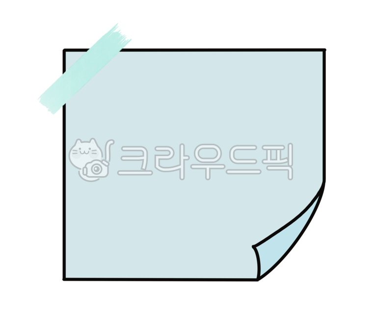 쪽지, 메모, 메모장, 안내, 공지, 사진,이미지,일러스트,캘리그라피 - eunpencil작가