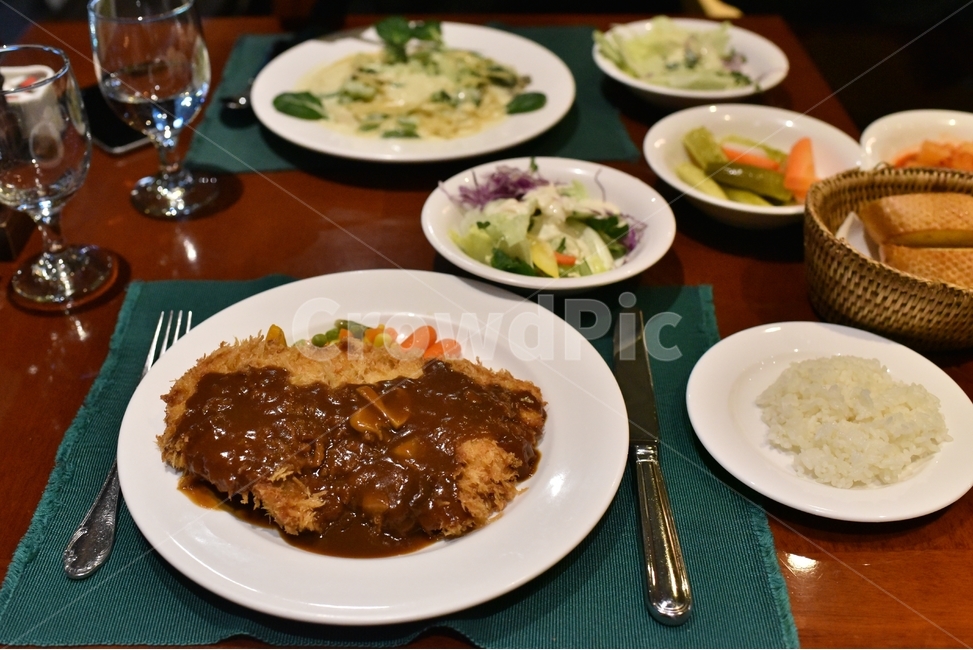 플레이팅,돈까스,서양식,음식,food