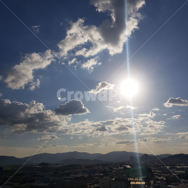 하늘,구름,햇빛,태양,산,자연,풍경,nature,landscape,flare,플레어,light,빛