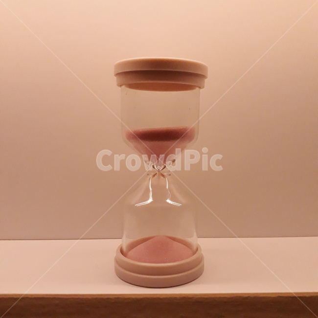 time,모래시계,시간,clock,sand,watch,모래,시계,사물,물체,object,분홍,pink