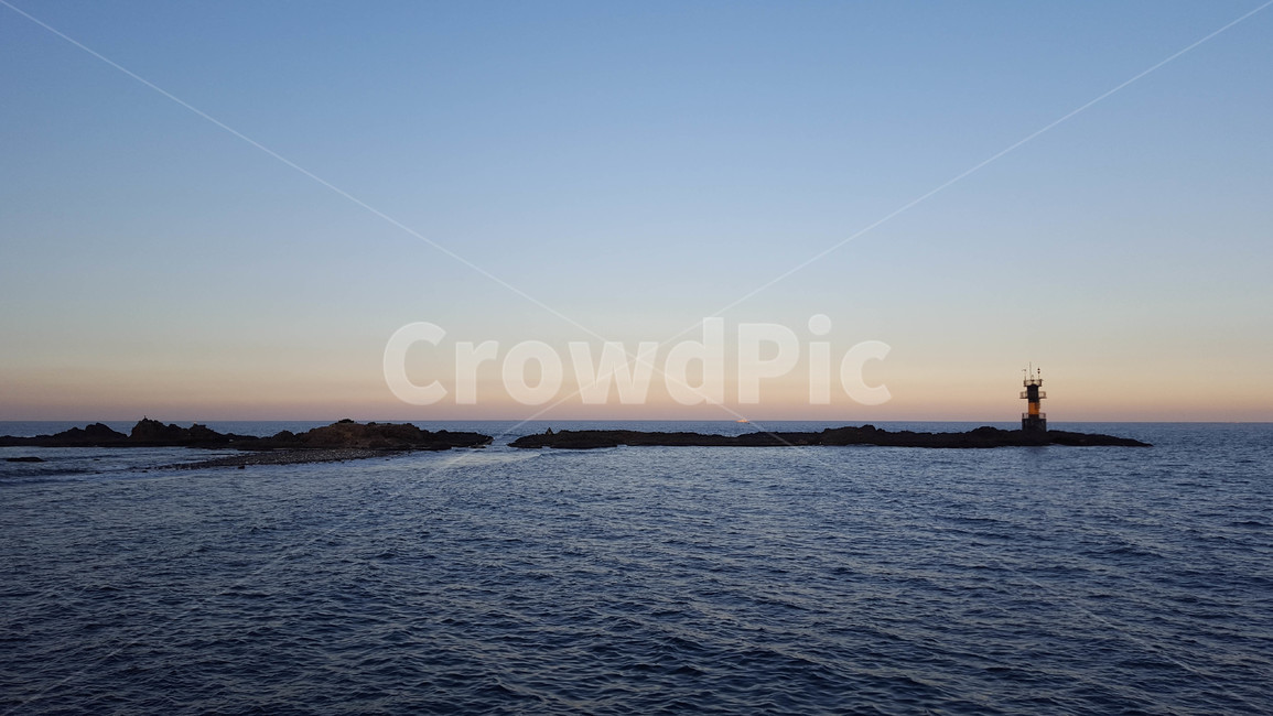 바다,가을,하늘,등대,노을,섬,자연,풍경,nature,landscape,outdoors,옥외,land,땅,water,물,architecture,건축물,building,건물