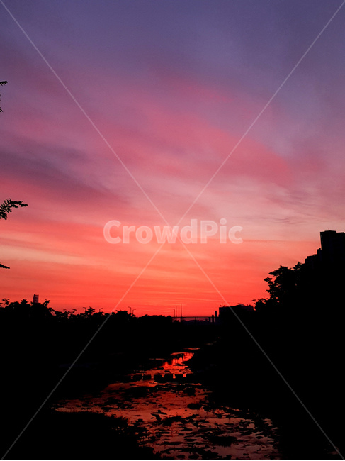 일출,해,풍경,구름,아침,실루엣,그림자,silhouette,shadow,색깔,색상,색채,색감,color sense,color sensitivity,feeling of color