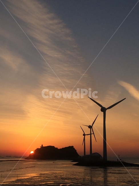 섬,바다,노을,구름,태양,자연,풍경,nature,landscape,산업,industry,industrial,에너지산업,energy industry,machine,기계,engine,엔진,motor,모터