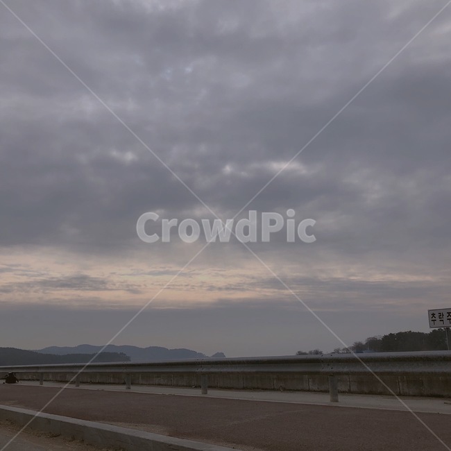 하늘,분위기,태안,안면도,도로
