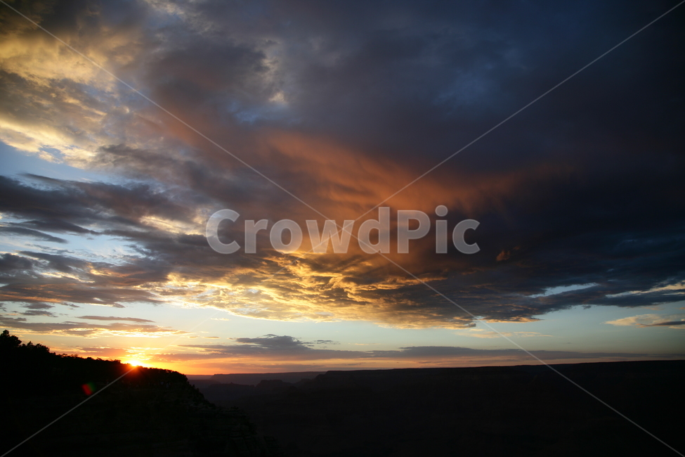 해질녘,석양,구름,먹구름,grandcanyon,그랜드캐년