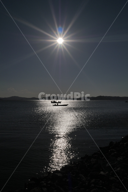 태양,일몰,바다,빛,배,자연,풍경,nature,landscape,light,flare,플레어