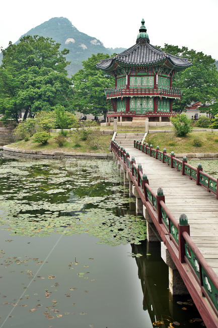 향원정,정자,보물제1761호,고종황제,경복궁,연못,조선시대,취향교,나무다리