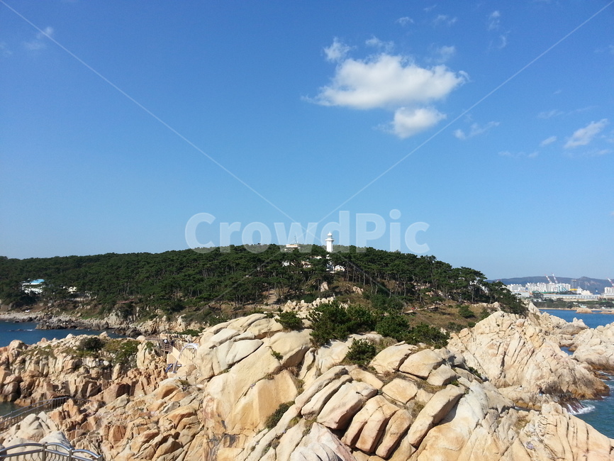 울산,울기등대,대왕암,방어진,산책,날씨,파란색,녹색,구름,자연,풍경,nature,landscape,promontory,곶,outdoors,옥외,cliff,낭떠러지