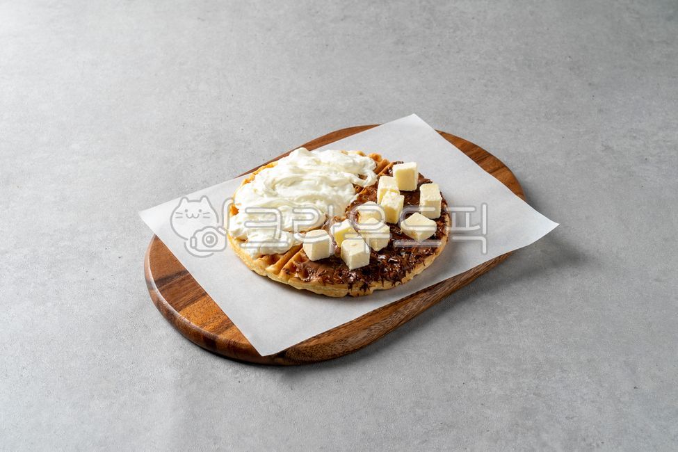 Nutella Cheese Cube Waffle,waffle,Nutella Waffle,snack,food,Cheese Waffle