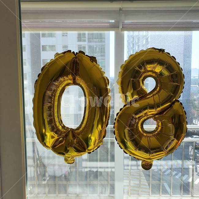 숫자풍선,8년,8주년기념,08,파티풍선,파티