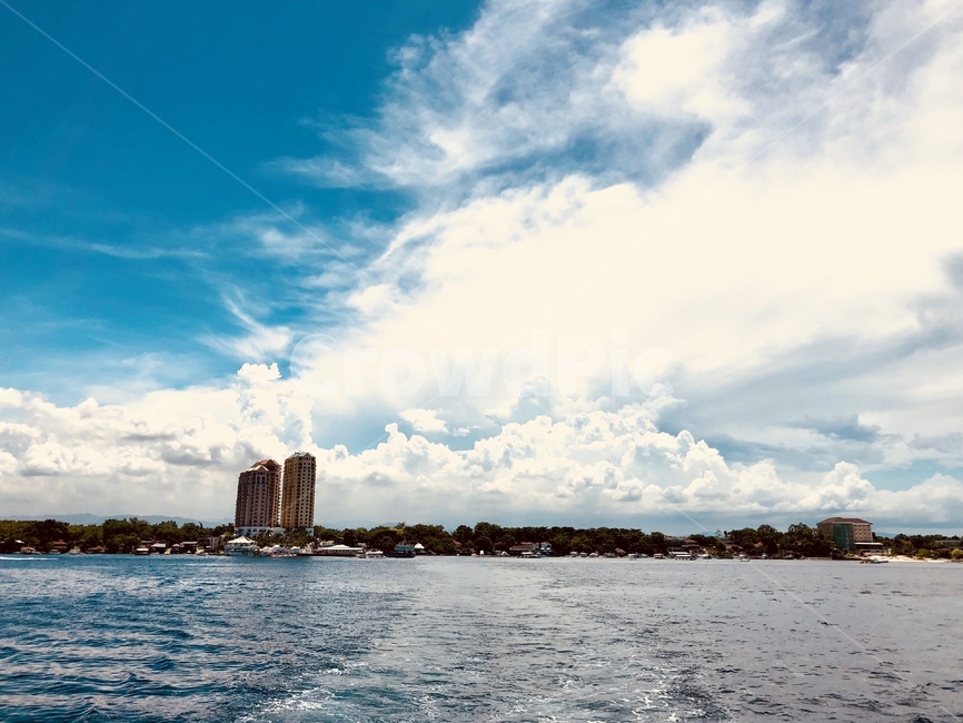구름,화창한날씨,푸른바다,경치,얕은파도,sky,sea,ocean,cloud,shallowwaves,scenery,海,いい天気