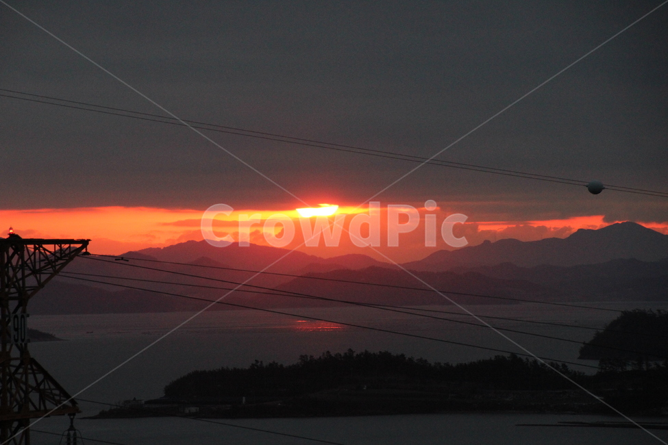 붉은하늘,하늘,nature,자연,sunset,dusk,황혼,일몰,outdoors,옥외,redsky,새벽,sky