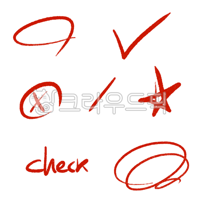 빨간펜,채점,점수,점수채점,채점png,동그라미표시,동그라미채점,빨간동그라미,채점표시,색연필,강조,시험채점,동그라미,동그라미png