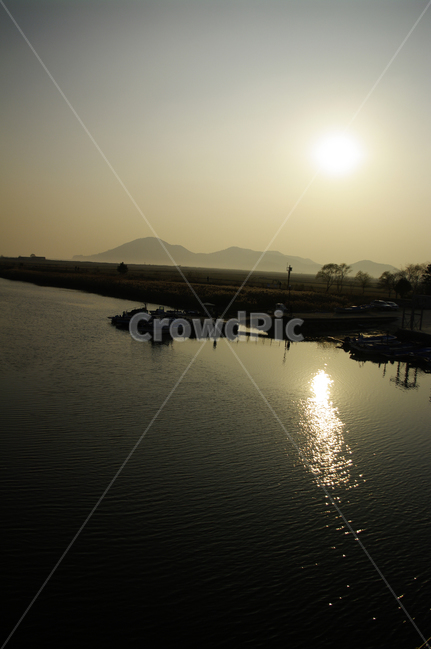 노을,풍경,강,하늘,갈대밭,자연,풍경,nature,landscape,water,물,outdoors,옥외