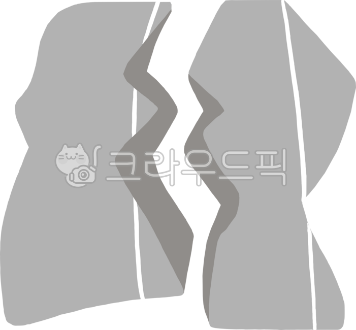 지진,재난,붕괴,도로,도로붕괴,스티커,배경