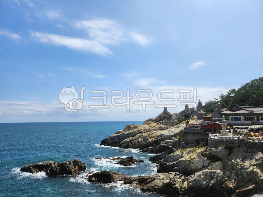해동용궁사,부산,기장,절,바다,풍경,맑음,맑은날씨,사찰,부산사찰,기장사찰,부산절